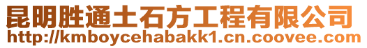 昆明勝通土石方工程有限公司