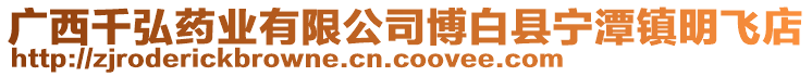廣西千弘藥業有限公司博白縣寧潭鎮明飛店