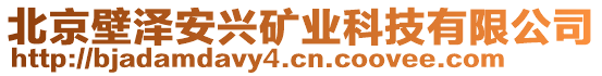 北京壁澤安興礦業(yè)科技有限公司