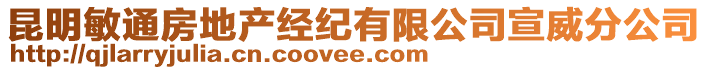 昆明敏通房地產(chǎn)經(jīng)紀有限公司宣威分公司