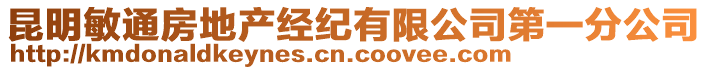 昆明敏通房地產(chǎn)經(jīng)紀(jì)有限公司第一分公司