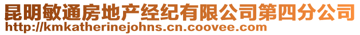 昆明敏通房地產(chǎn)經(jīng)紀有限公司第四分公司