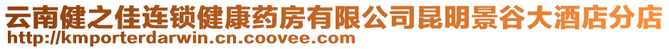 云南健之佳連鎖健康藥房有限公司昆明景谷大酒店分店
