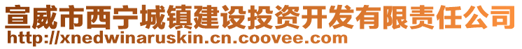 宣威市西寧城鎮(zhèn)建設(shè)投資開發(fā)有限責(zé)任公司