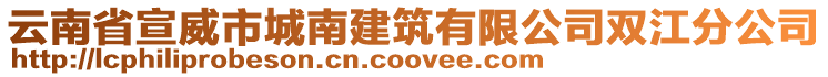 云南省宣威市城南建筑有限公司雙江分公司