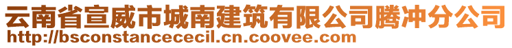 云南省宣威市城南建筑有限公司騰沖分公司