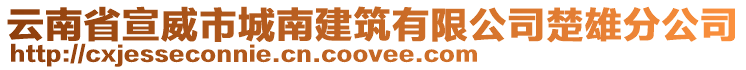 云南省宣威市城南建筑有限公司楚雄分公司