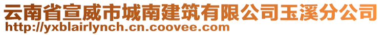 云南省宣威市城南建筑有限公司玉溪分公司