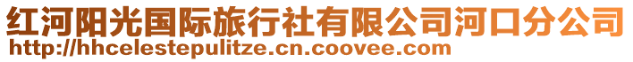 紅河陽光國際旅行社有限公司河口分公司