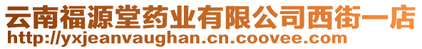 云南福源堂藥業(yè)有限公司西街一店