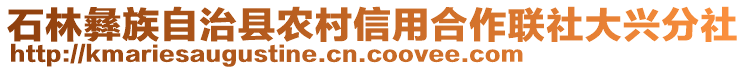 石林彝族自治縣農(nóng)村信用合作聯(lián)社大興分社