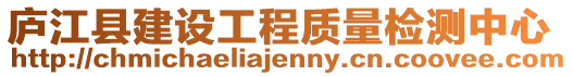 廬江縣建設(shè)工程質(zhì)量檢測(cè)中心