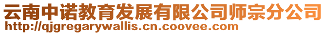 云南中諾教育發(fā)展有限公司師宗分公司