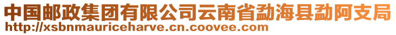 中國郵政集團有限公司云南省勐?？h勐阿支局