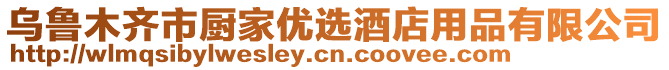 烏魯木齊市廚家優(yōu)選酒店用品有限公司