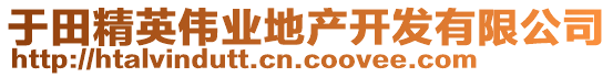 于田精英偉業(yè)地產(chǎn)開發(fā)有限公司