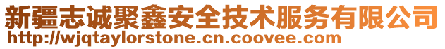 新疆志誠(chéng)聚鑫安全技術(shù)服務(wù)有限公司