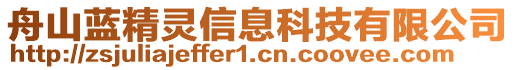 舟山藍(lán)精靈信息科技有限公司