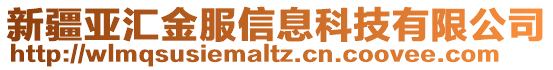 新疆亞匯金服信息科技有限公司