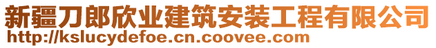 新疆刀郎欣業(yè)建筑安裝工程有限公司