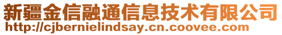 新疆金信融通信息技術有限公司