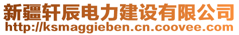 新疆軒辰電力建設(shè)有限公司