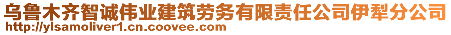 烏魯木齊智誠偉業(yè)建筑勞務有限責任公司伊犁分公司