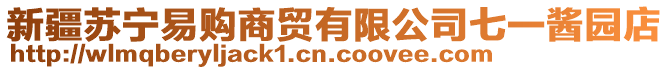 新疆蘇寧易購(gòu)商貿(mào)有限公司七一醬園店