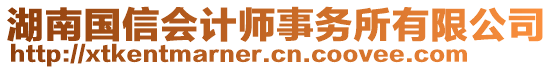 湖南國信會計師事務(wù)所有限公司