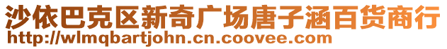 沙依巴克區(qū)新奇廣場唐子涵百貨商行