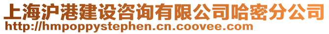 上海滬港建設咨詢有限公司哈密分公司