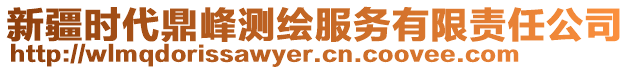 新疆時代鼎峰測繪服務(wù)有限責(zé)任公司