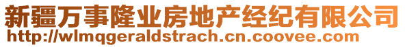 新疆萬事隆業(yè)房地產(chǎn)經(jīng)紀有限公司