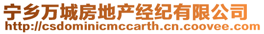 寧鄉(xiāng)萬城房地產(chǎn)經(jīng)紀(jì)有限公司