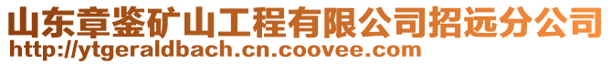 山東章鑒礦山工程有限公司招遠分公司