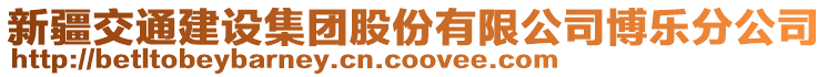 新疆交通建設(shè)集團股份有限公司博樂分公司