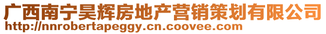 廣西南寧昊輝房地產(chǎn)營(yíng)銷策劃有限公司