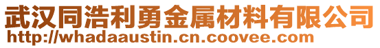 武漢同浩利勇金屬材料有限公司