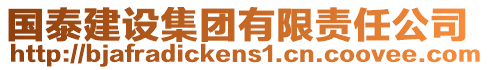 國泰建設集團有限責任公司