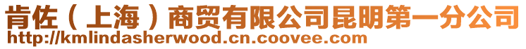 肯佐(上海)商貿有限公司昆明第一分公司