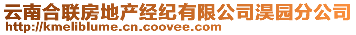 云南合聯(lián)房地產(chǎn)經(jīng)紀(jì)有限公司淏園分公司