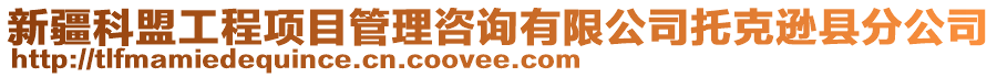 新疆科盟工程項目管理咨詢有限公司托克遜縣分公司