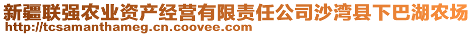 新疆聯(lián)強(qiáng)農(nóng)業(yè)資產(chǎn)經(jīng)營有限責(zé)任公司沙灣縣下巴湖農(nóng)場