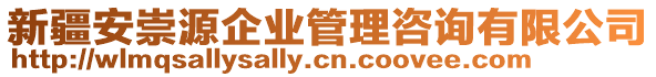 新疆安崇源企業(yè)管理咨詢有限公司