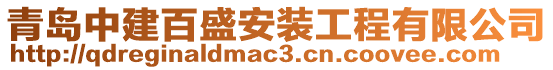 青島中建百盛安裝工程有限公司