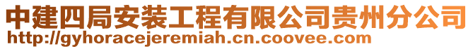 中建四局安装工程有限公司贵州分公司