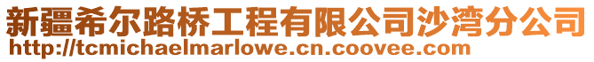 新疆希爾路橋工程有限公司沙灣分公司