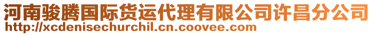 河南駿騰國際貨運代理有限公司許昌分公司