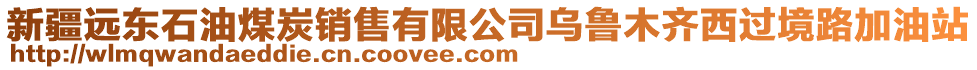 新疆遠東石油煤炭銷售有限公司烏魯木齊西過境路加油站