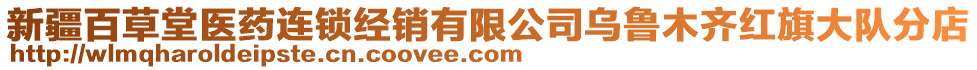 新疆百草堂醫(yī)藥連鎖經(jīng)銷有限公司烏魯木齊紅旗大隊分店